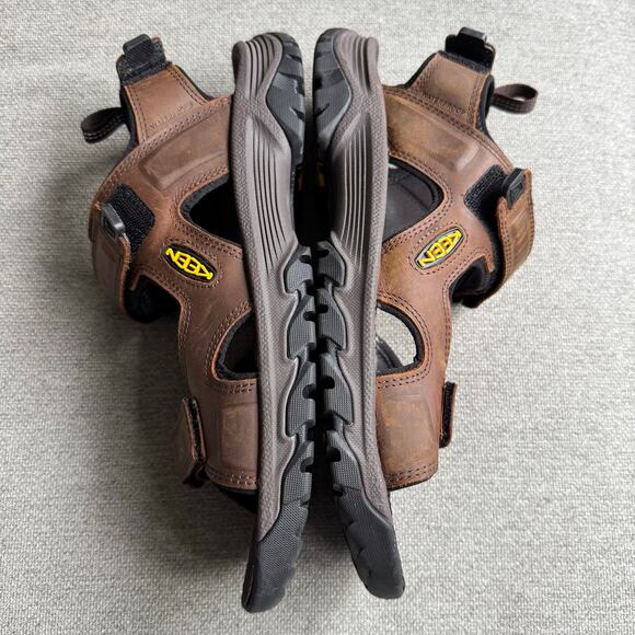 Keen Men's Targhee III Open Toe Sandal Brown Casual Outdoor Hiking Sz 13 - Picture 7 of 11
